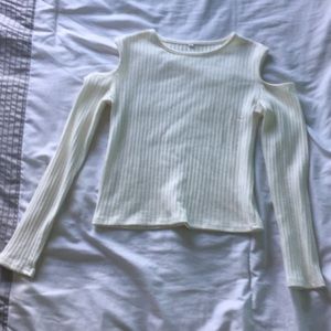 Ribbed long sleeve shirt